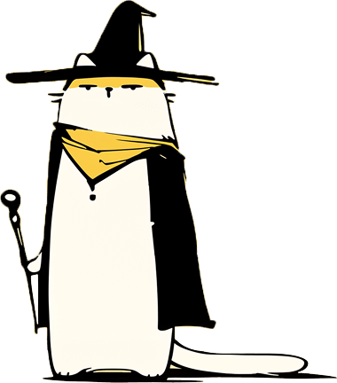 Wizard Cat illustration